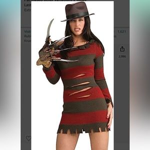 Female, Freddie Krueger Halloween costume